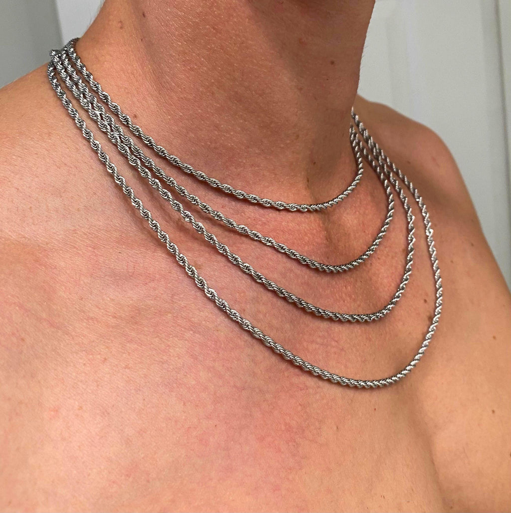 Rope Chain (Silver) 3mm