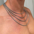 Rope Chain (Silver) 3mm