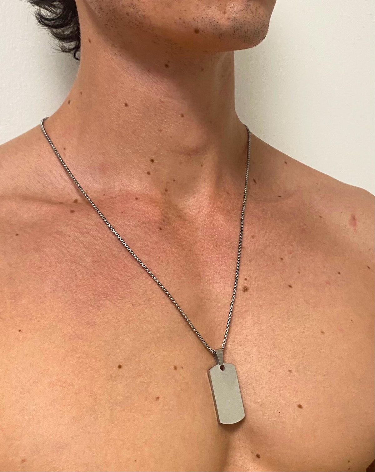 Dog Tag Pendant (Silver)