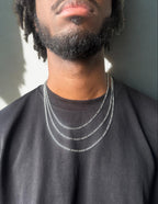 Figaro Chain (Silver) 3mm