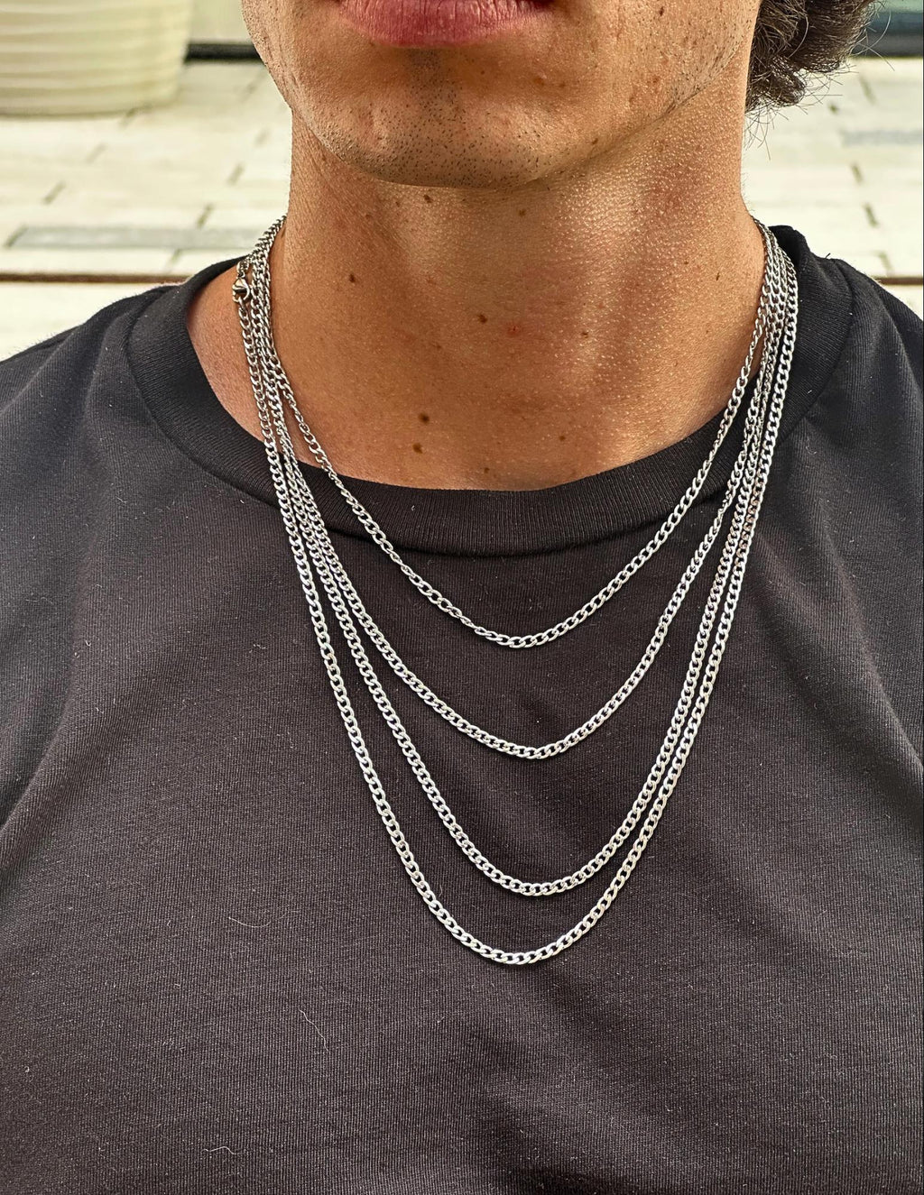 Cuban Chain (Silver) 3mm