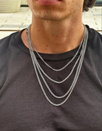 Cuban Chain (Silver) 3mm