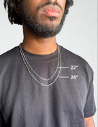 Figaro Chain (Silver) 3mm