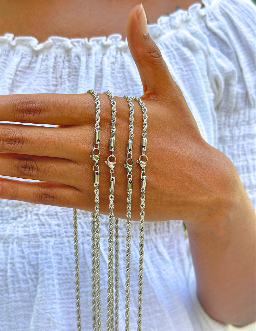 Rope Chain (Silver) 3mm