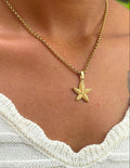Starfish Pendant (Gold)