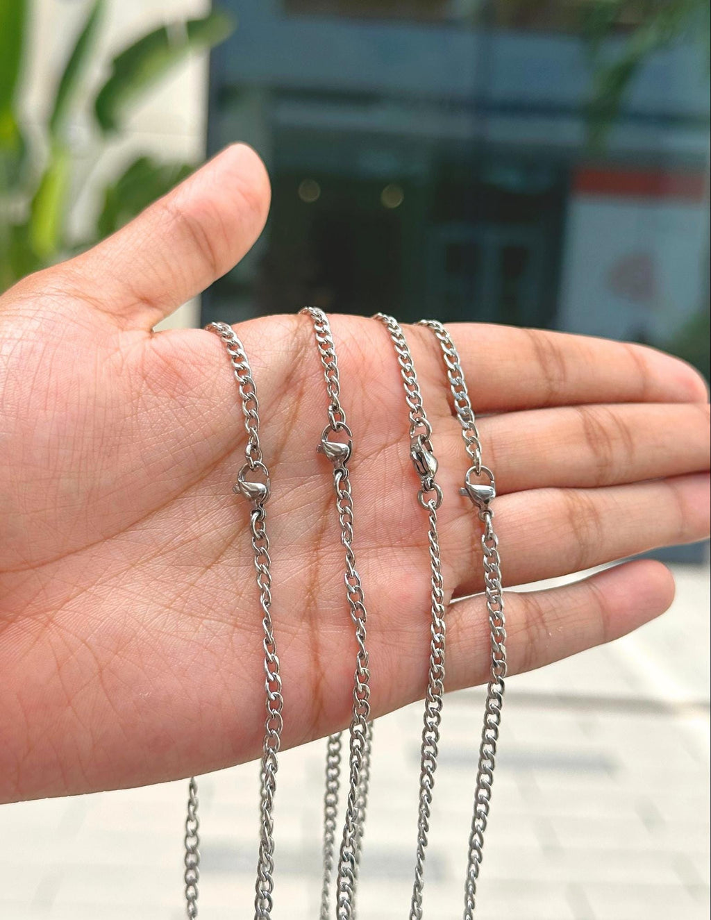 Cuban Chain (Silver) 3mm