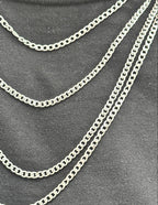 Cuban Chain (Silver) 3mm