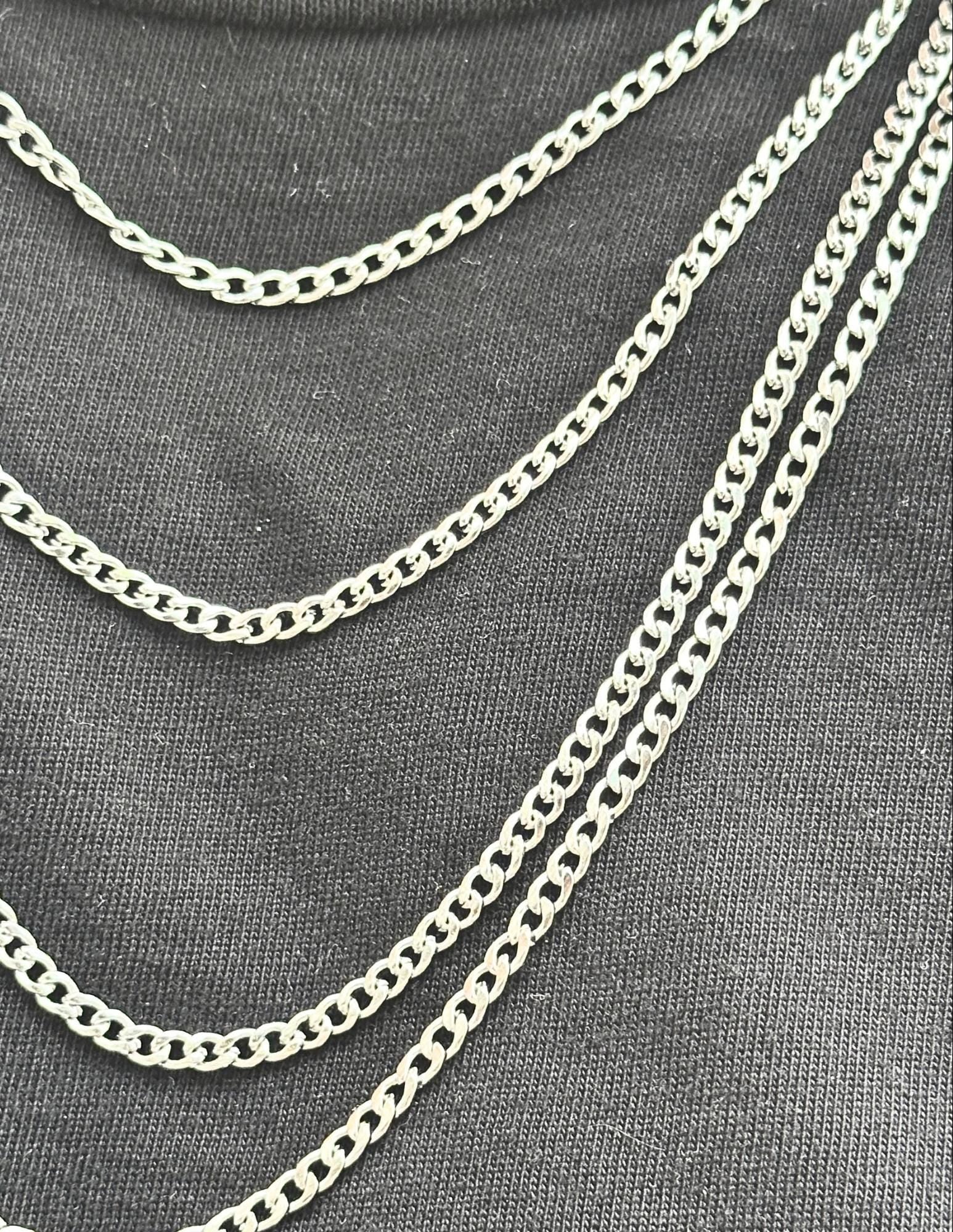 Cuban Chain (Silver) 3mm