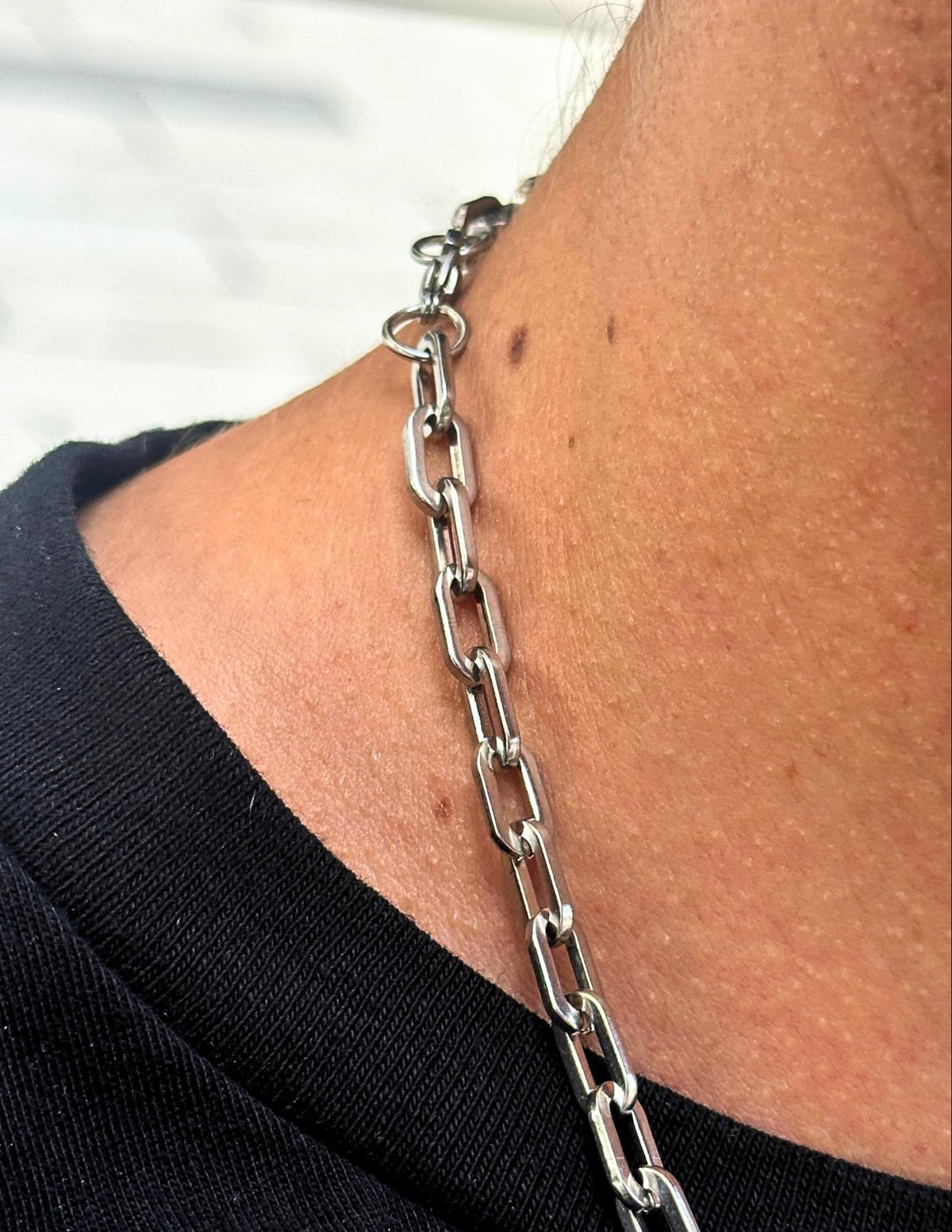 Paperclip Chain (Silver) 5.5mm