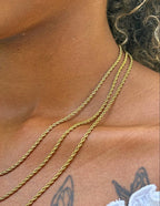 Rope Chain (Gold) 2mm