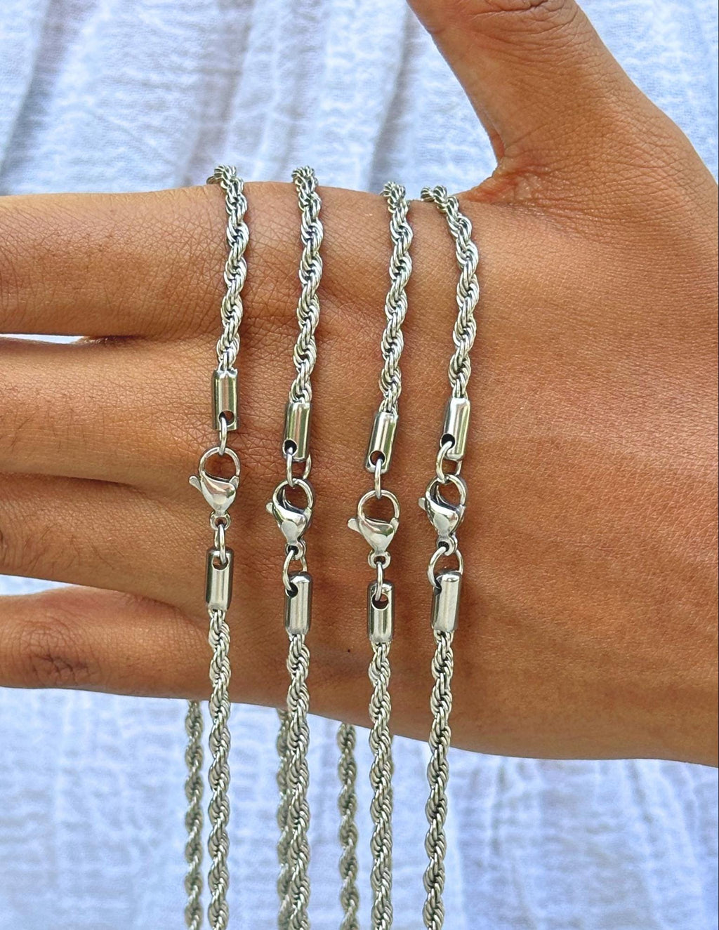 Rope Chain (Silver) 3mm