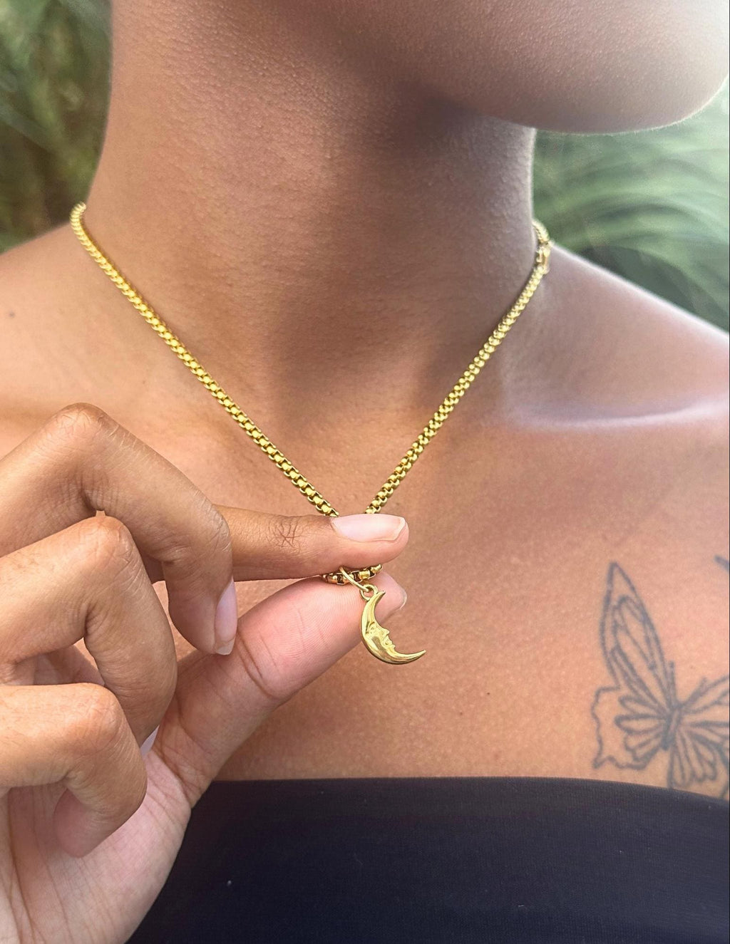 Crescent Moon (Gold)