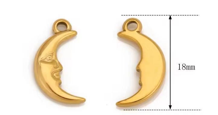 Crescent Moon (Gold)
