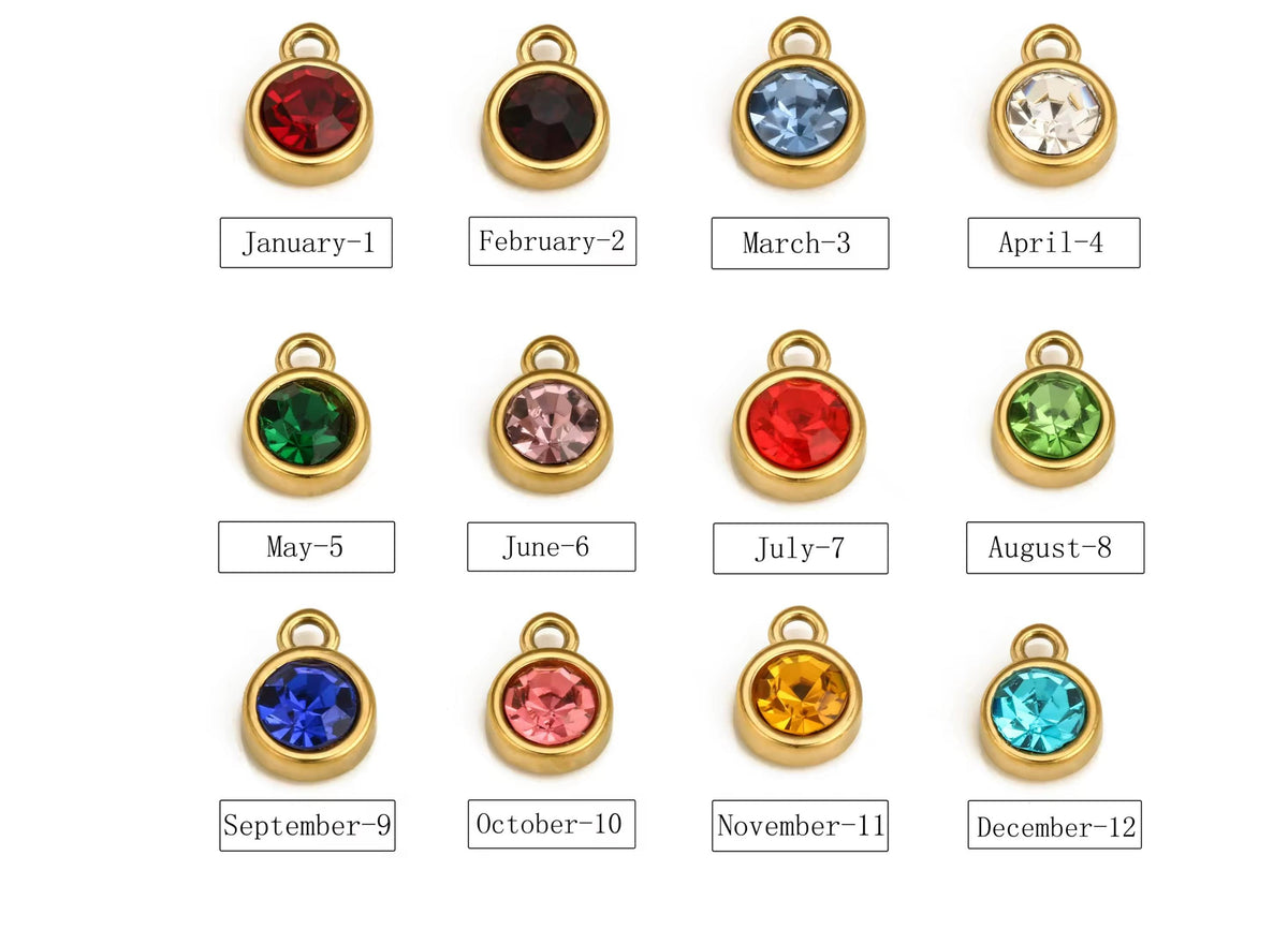 Birthstone Pendant (Gold)