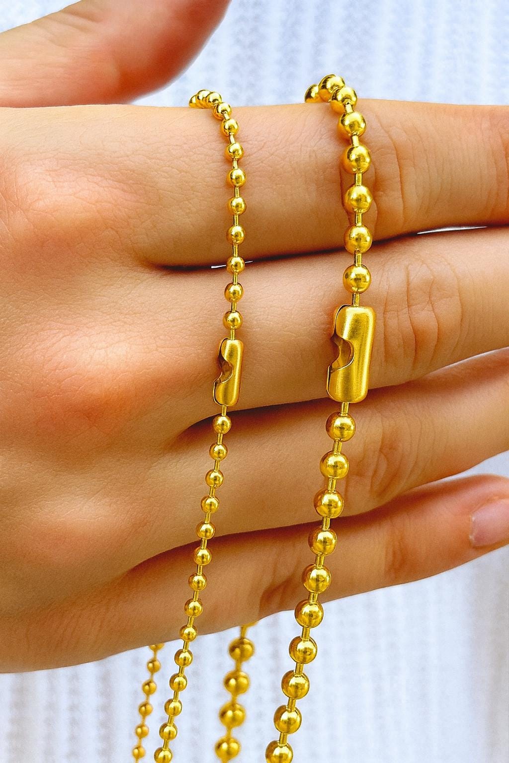 Ball Chain (Gold)