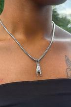 Mano Cornuto Horn (Silver)
