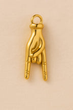 Mano Cornuto Horn (Gold)