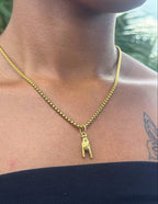 Mano Cornuto Horn (Gold)
