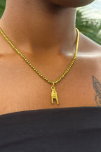 Mano Cornuto Horn (Gold)