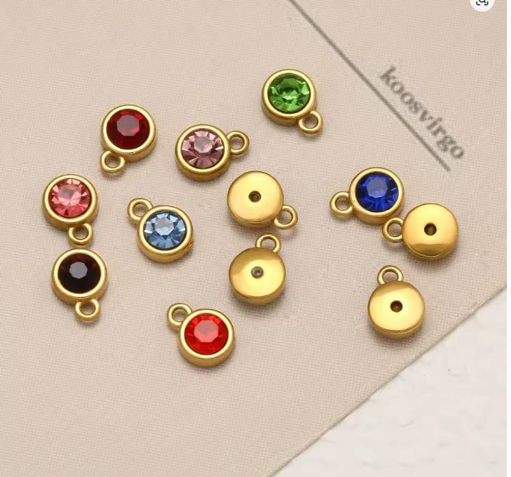 Birthstone Pendant (Gold)