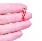 Red Italian Horn (Silver)