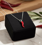 Red Italian Horn (Silver)