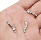 Italian Horn Pendant (Silver)
