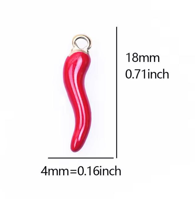 Red Italian Horn (Gold)