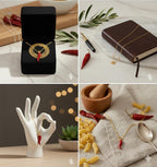 Red Italian Horn (Gold)
