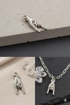 Mano Cornuto Horn (Silver)