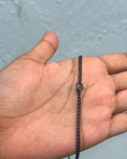Italian Horn on Cuban Chain