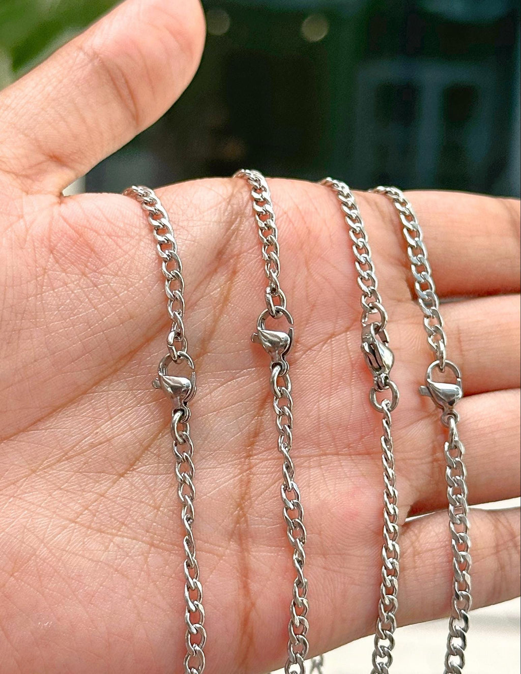 Cuban Chain (Silver) 3mm