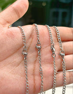 Cuban Chain (Silver) 3mm