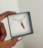 Red Italian Horn (Gold)