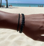 Cuban Bracelet Set (Black)