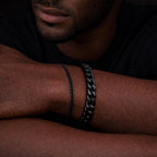 Cuban Bracelet Set (Black)