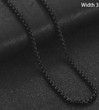 Popcorn Chain (Black)