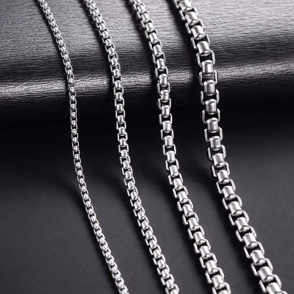 Popcorn Chain (Silver)