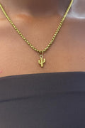 Cactus Pendant (Gold)
