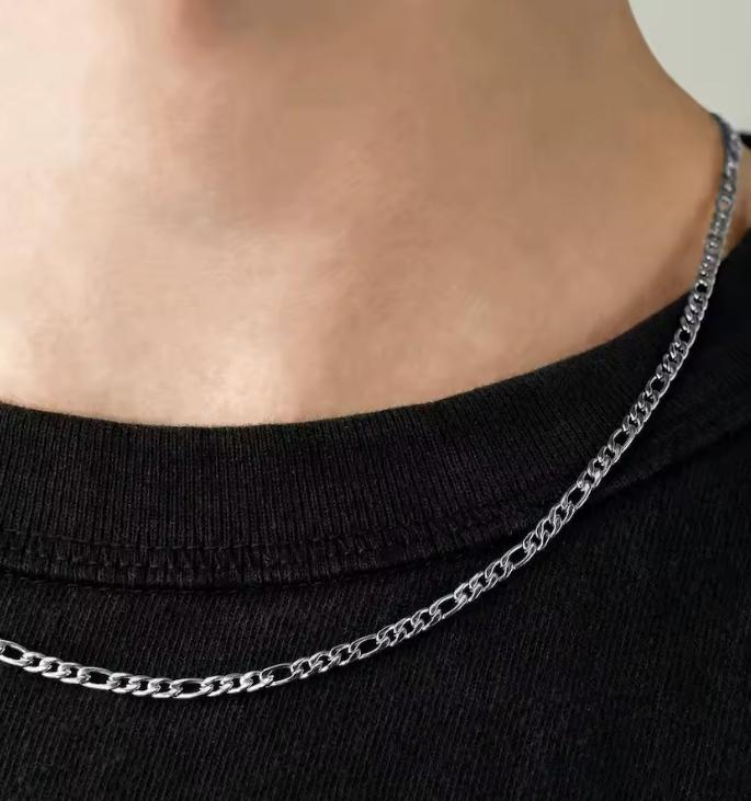 Figaro Chain (Silver) 3mm