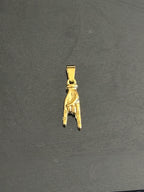 Mano Cornuto Horn (Gold)