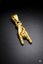 Mano Cornuto Horn (Gold)