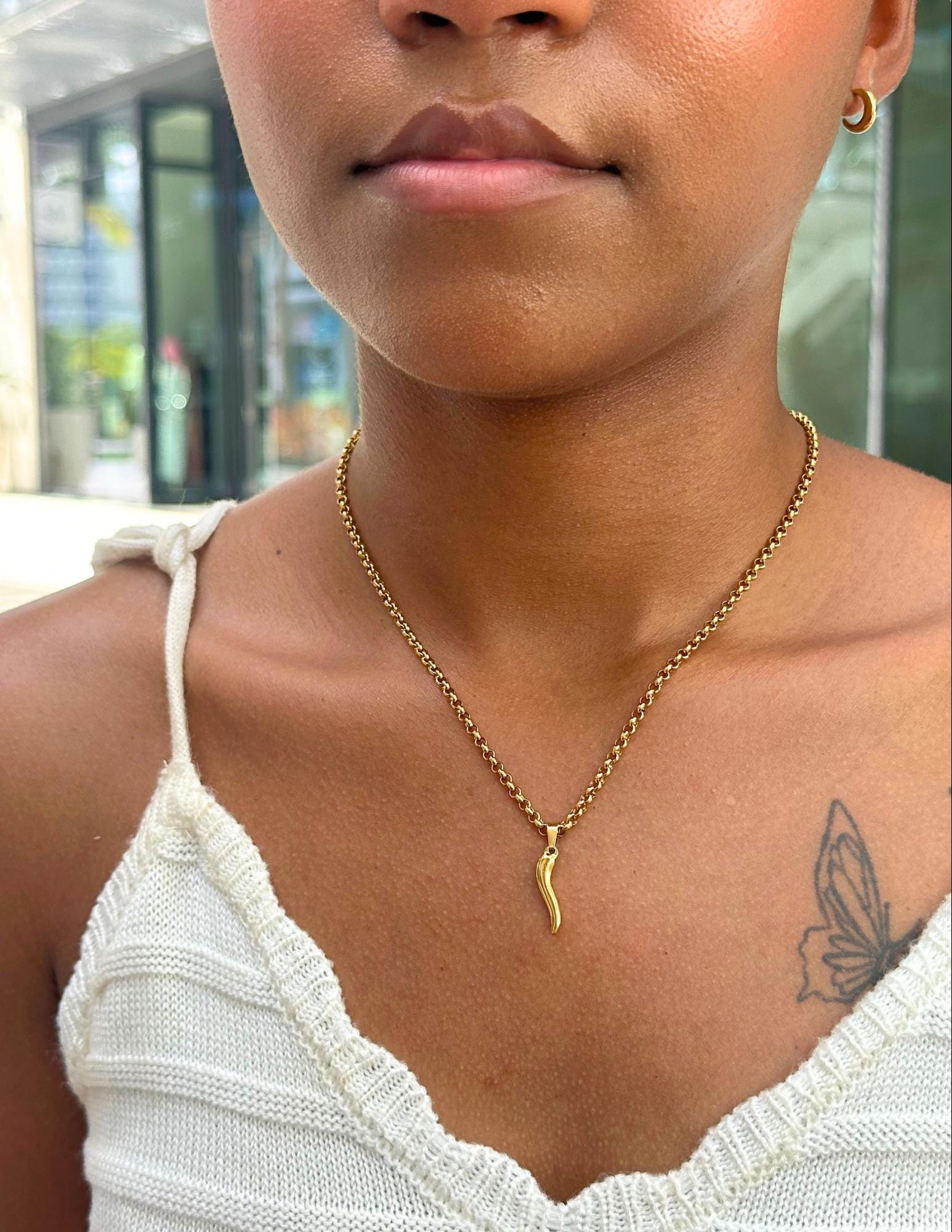Italian Horn (Gold)