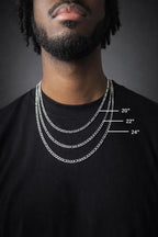 Figaro Chain (Silver) 3mm