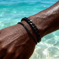 Cuban Bracelet Set (Black)