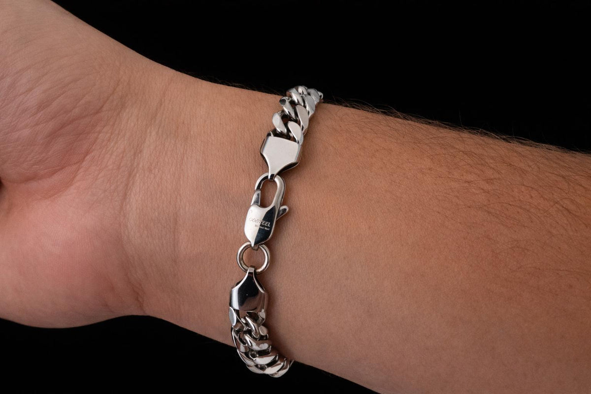 Cuban Bracelet (Silver) 9mm