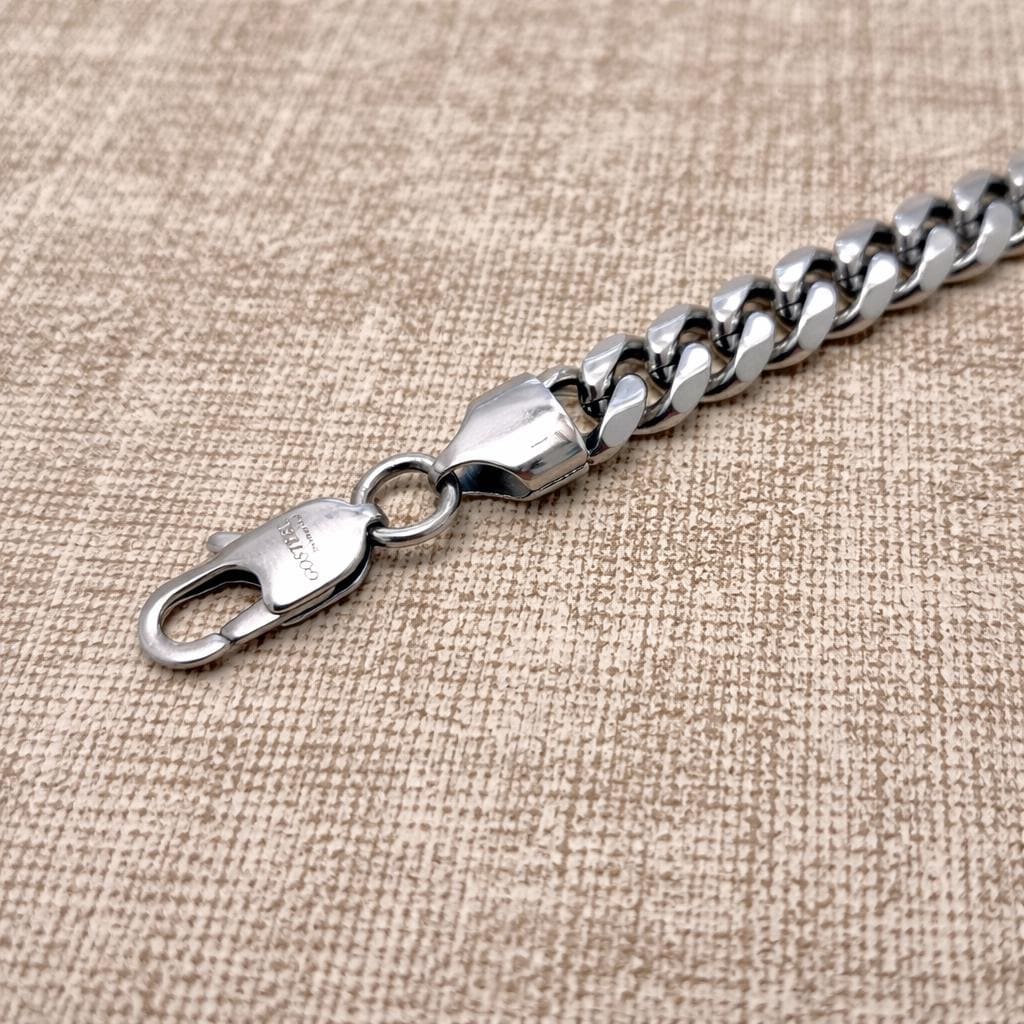 Cuban Bracelet (Silver) 9mm
