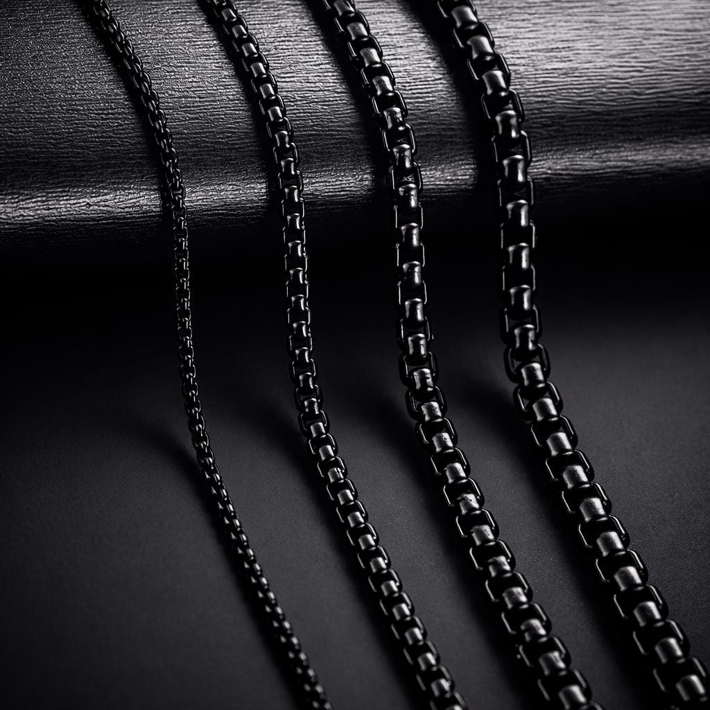 Popcorn Chain (Black)
