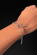 Italian Horn Bracelet (Silver)