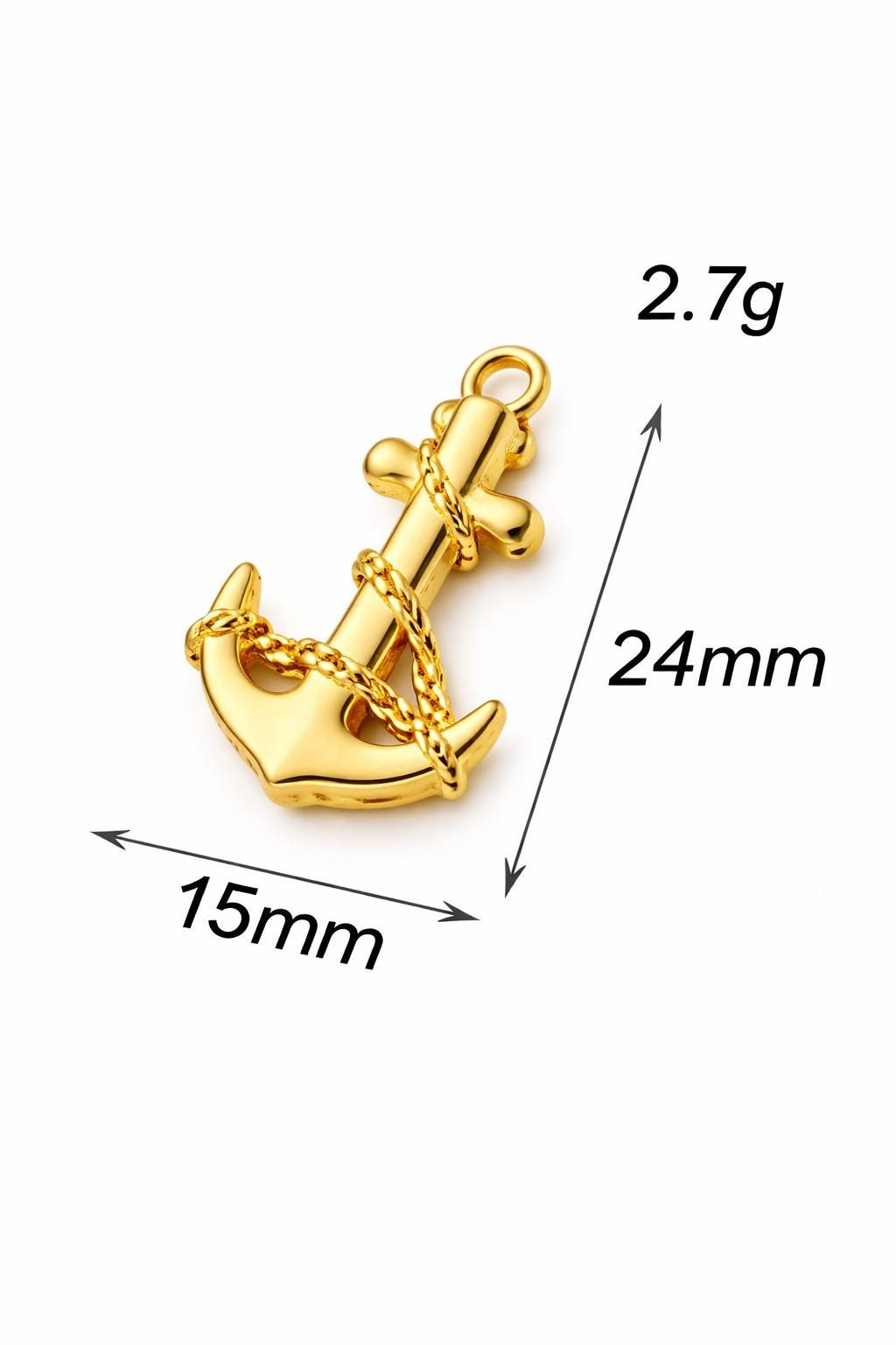 Anchor Pendant (Gold)